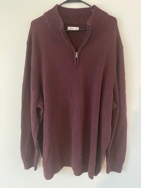 Lot of 3 Men’s Quarter Zip Sweaters size 3XB